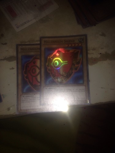 Yugioh: 2x Millennium Shield - LCYW-EN159 - Super Rare - 1st ed