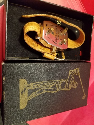 Vintage Golfers Score Caddy Golf Score Totalizer