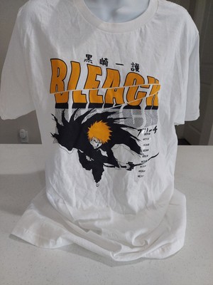 NEW Ripple Junction Bleach Men's Ichigo Anime White T-Shirt Size Medium NWT Tee