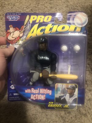 Ken Griffey Jr 1998 Hasbro Starting Lineup Pro Action Slight Box Damage