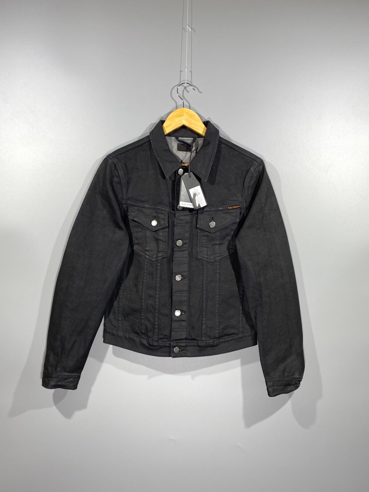 【美品】nudie jeans デニムジャケット PERRY L Nudie Jeans ヌーディージーンズ限定 NUDIE JEANS PERRY レザー
