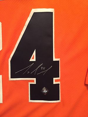 MATT READ FLYERS WINTER CLASSIC REEBOK JERSEY AND PUCK SIGNED /COA/HOCKEY INK