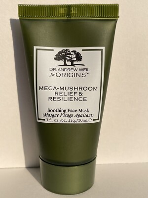 Origins Dr. Weil Mega Mushroom Relief Resilience Soothing Face Mask 1 Oz 30 mL