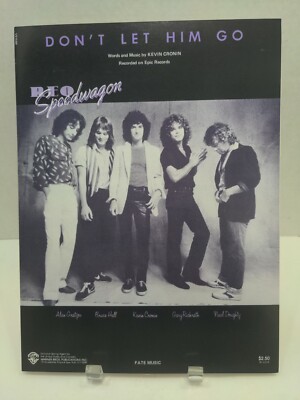 Dont Let him Go REO Speedwagon Sheet Music New Old Stock Piano Guitar Voice F5B