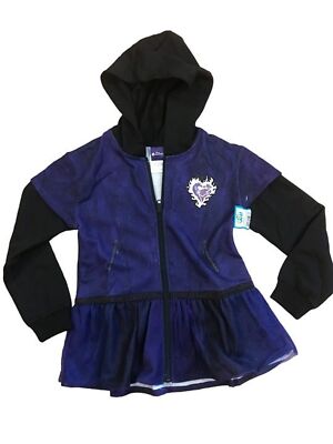Girl's size 7-8 Jacket Disney Descendants 3 NEW No rest for the fabulous on hood
