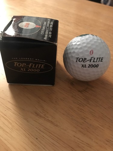 CVS Charity Classic 2001 Top Flite XL 2000 logo golf ball