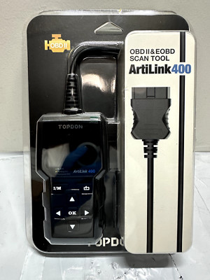 TOPDON ArtiLink400 OBD2 CAN OBDII Auto Car Code Reader Diagnostic Scanner Tool