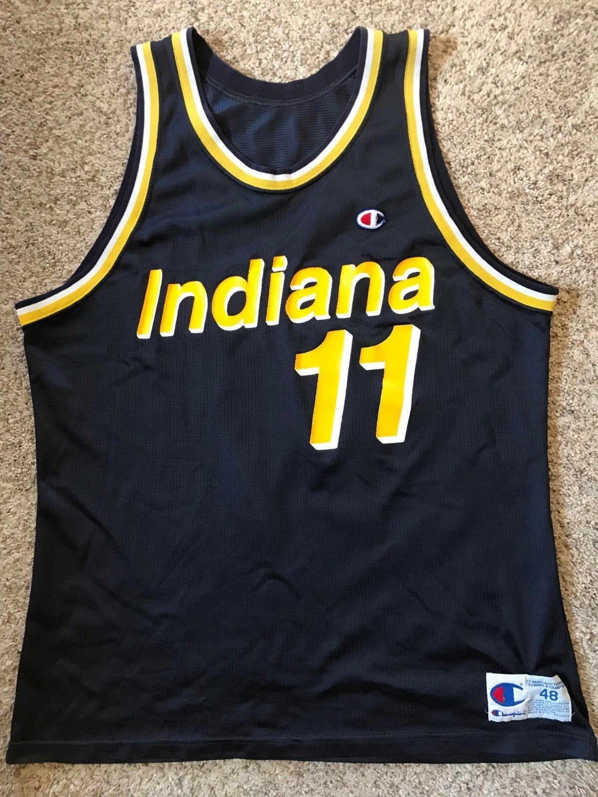 トップス champion revese weave 90s pacers nba Vintage 90s Champion Reverse Weave Indiana Pacers NBA