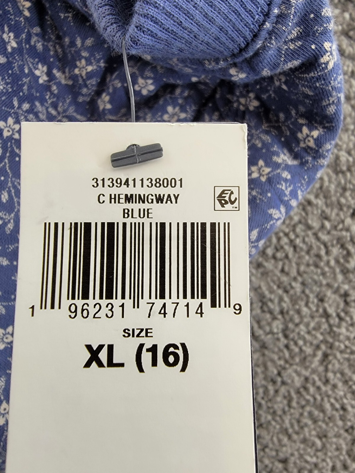 Polo Ralph Lauren Floral Quilted Double-Knit Skirt Big Girls XL (16) Blue PullOn - Picture 15 of 15