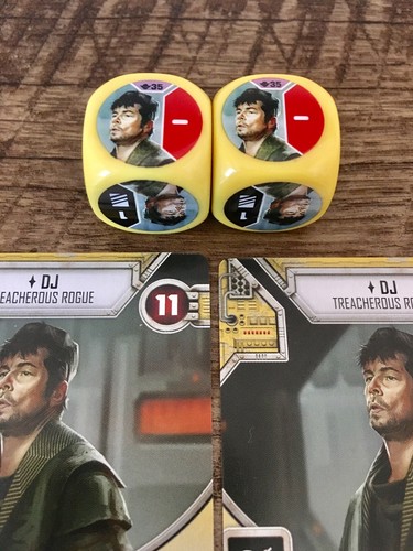 Star Wars Destiny 2x DJ Treacherous Rogue #35 Card Way of the Force NM