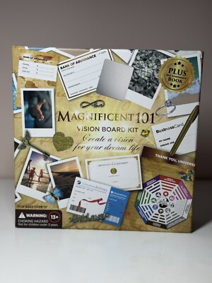 Magnificent Vision Board Kit With Feng Shui and Law Of Attraction Guide
