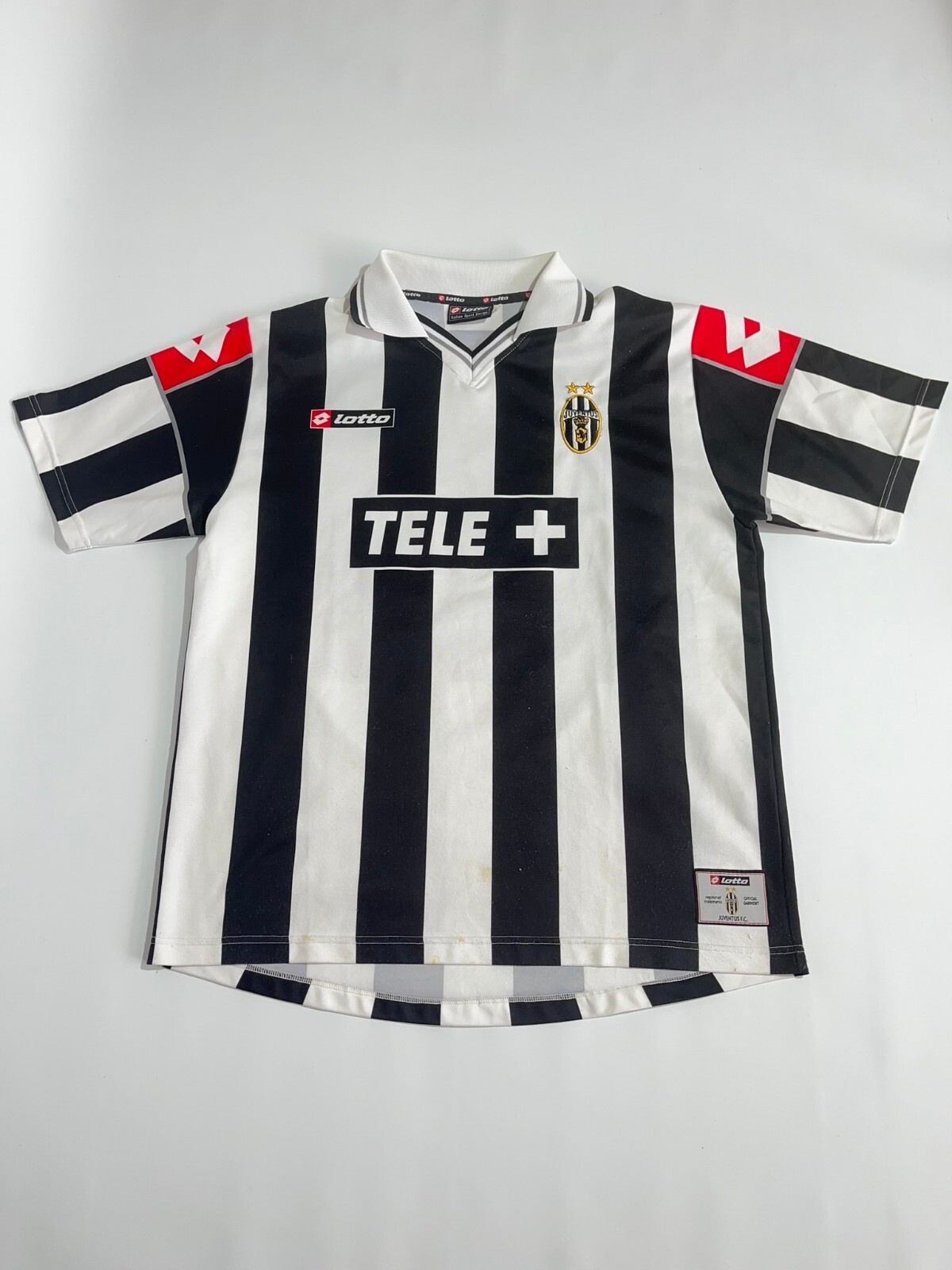 camiseta de fútbol JUVENTUS (italia) home LOTTO 2001 #21 ZIDANE