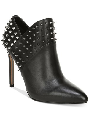 

SAM EDELMAN Женские черные кожаные ботильоны Wally на молнии с миндалевидным носком на шпильке, размер 6,5 м, Черный, G5928L1