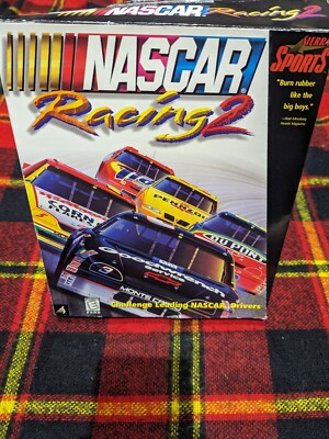 NASCAR Racing 2 1996 Big Box PC CD ROM Video Game New Open Box