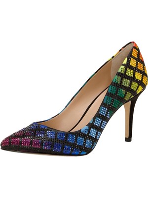 

Женские туфли-лодочки без шнуровки INC Black Rainbow Comfort Zitah с острым носком на шпильках 7 м, Черный, 10009261500