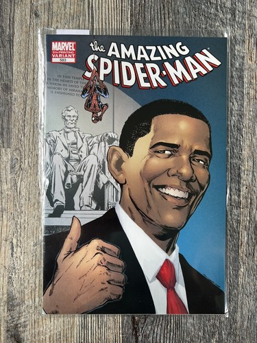 アメージングスパイダーマン #583 オバマ 1st print Amazing Spider-Man #583-5Th Print-Obama Variant NM- | Comic