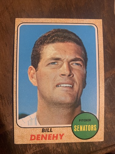1968 Topps #526 Bill Denehy - Senators - Sharp High Number