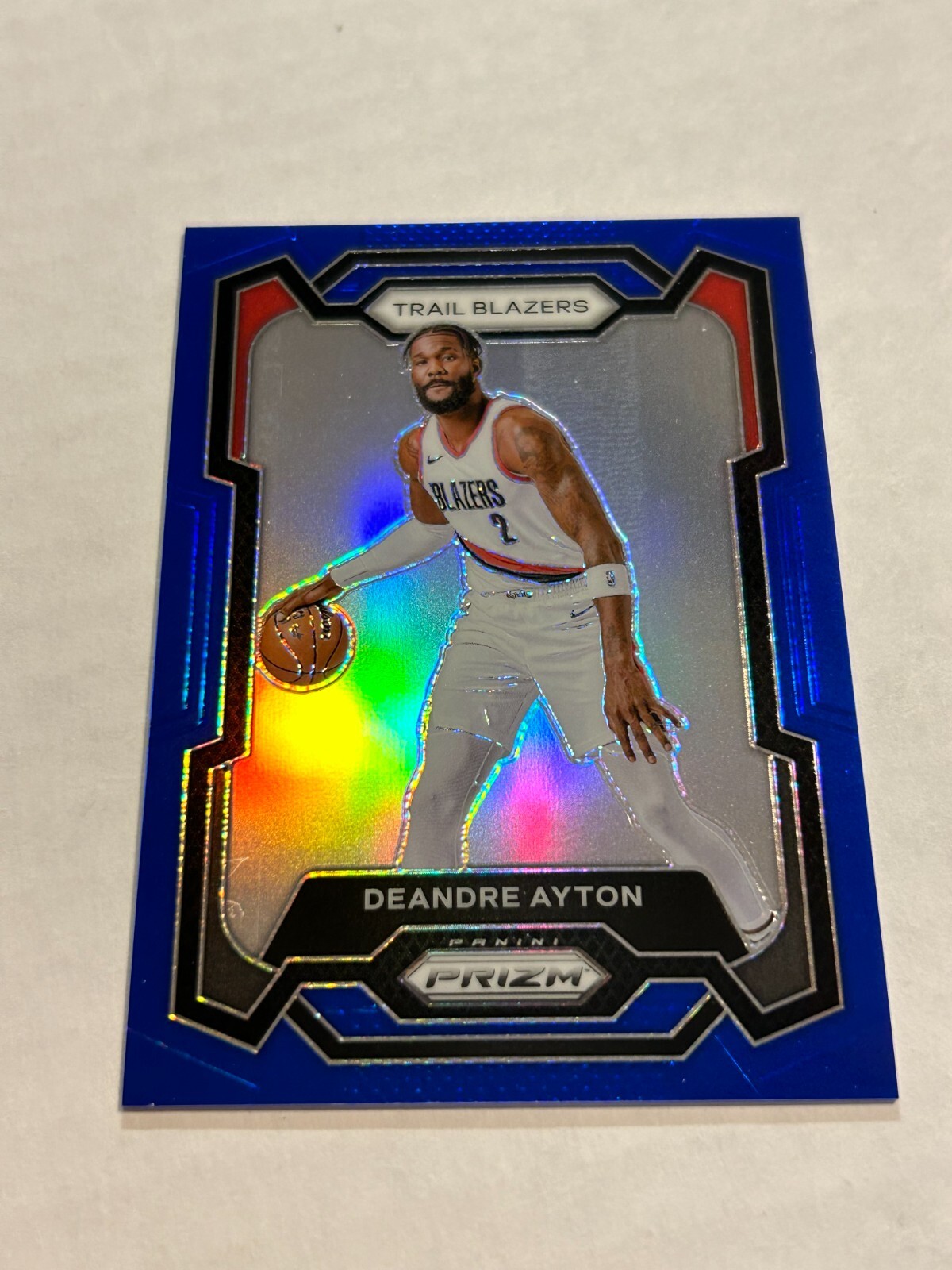 2023-24 PANINI PRIZM DEANDRE AYTON 91/199 BLUE SP TRAIL