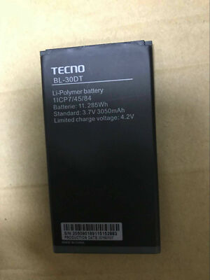 NEW Genuine BL-30DT  For TECNO  1ICP7/45/84 3050mAh 3.7V Rechargerable Battery