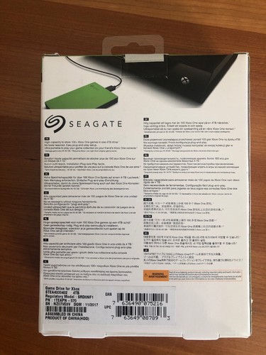 Seagate 4TB Game Drive for Xbox One USB 3.0 Model  STEA4000402 NEW