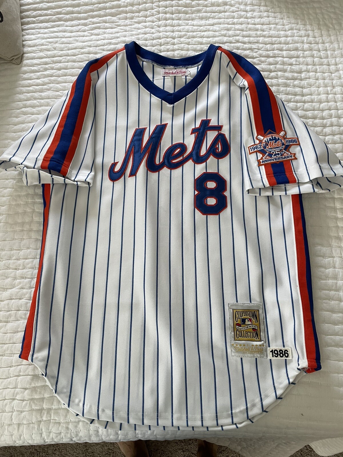 Mitchell &amp; Ness - プロ仕様Gary Carter NY Mets Pullover Jersey Gary Carter New York Mets Mitchell & Ness Batting Practice