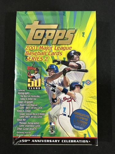 ベースボールカード2001 【プレビュー版】2箱セット 2001 Topps Series 2 Baseball Factory Sealed Hobby Box 36