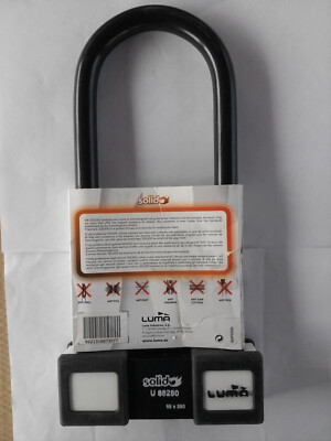 Antifurto LUMA Arco Solido U 85X250 Moto bici codice 288030070