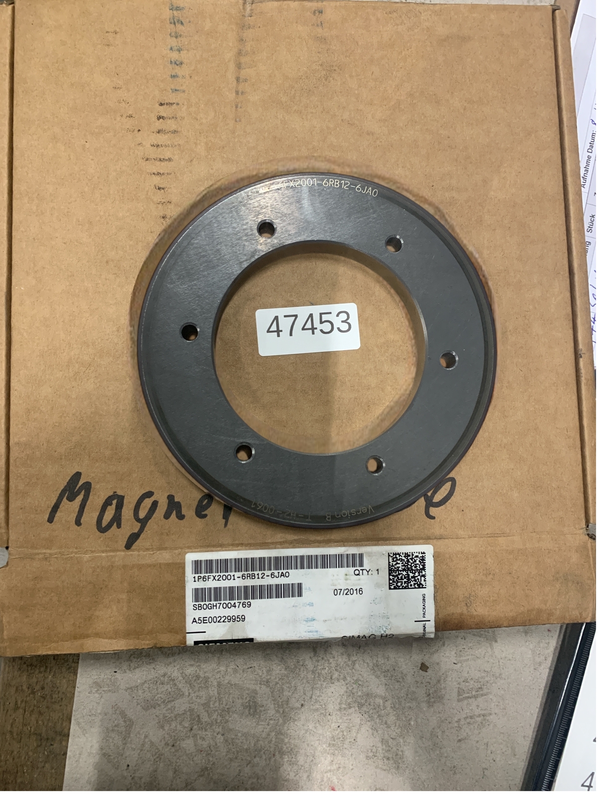 sigeG　モーター計20点 Siemens SIMAG H2 Encoder-Sensorrad 1P6FX2001-6RB12-6JA0