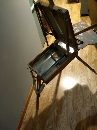 Vintage Jullian Full Box French Easel Paris portable