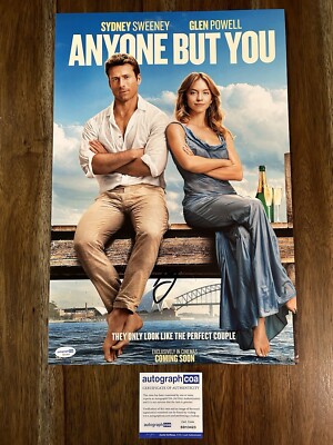 Glen Powell  Anyone But You  Signed 12x18 Photo  Ben  ACOA￼