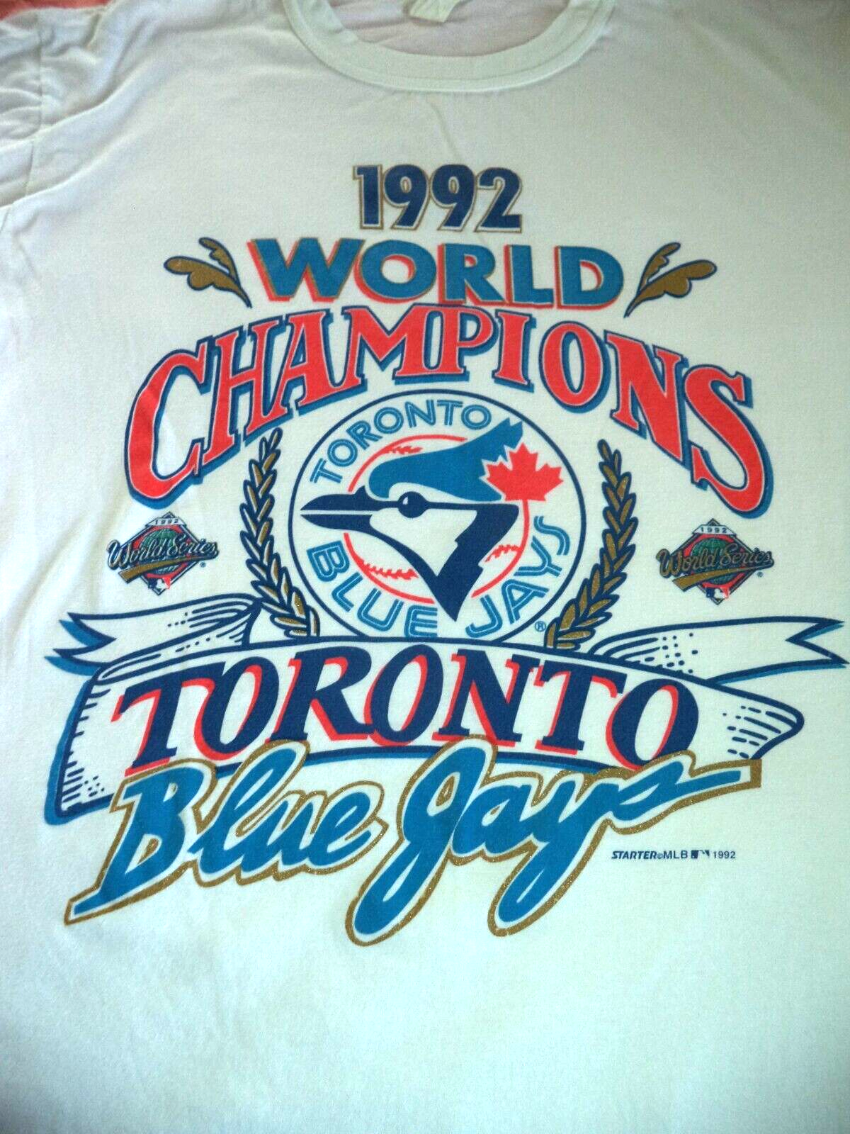Vintage Toronto Blue Jays 1992 World Champions MLB Starter