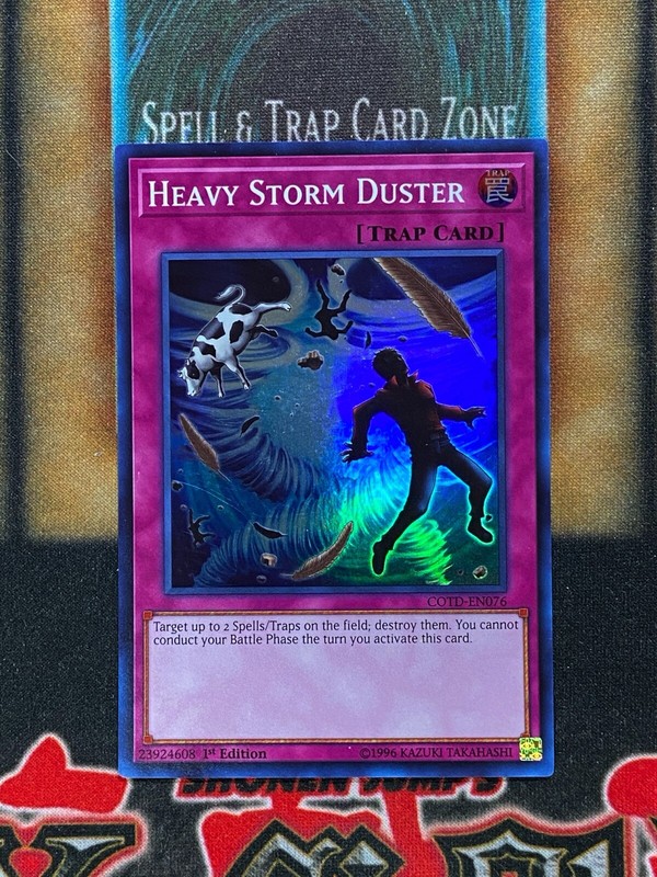 heavy storm yugioh card PRO-Matte Small Deck Protector Sleeves (60ct) main image 1