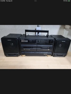 Sony CFS-720 AM/FM Cassette* Corder Tape Stereo Detachable