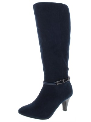 

KAREN SCOTT Женские темно-синие ботинки с цепочкой Goring Hollee и круглым носком на блочном каблуке, Navy, HOLLEE