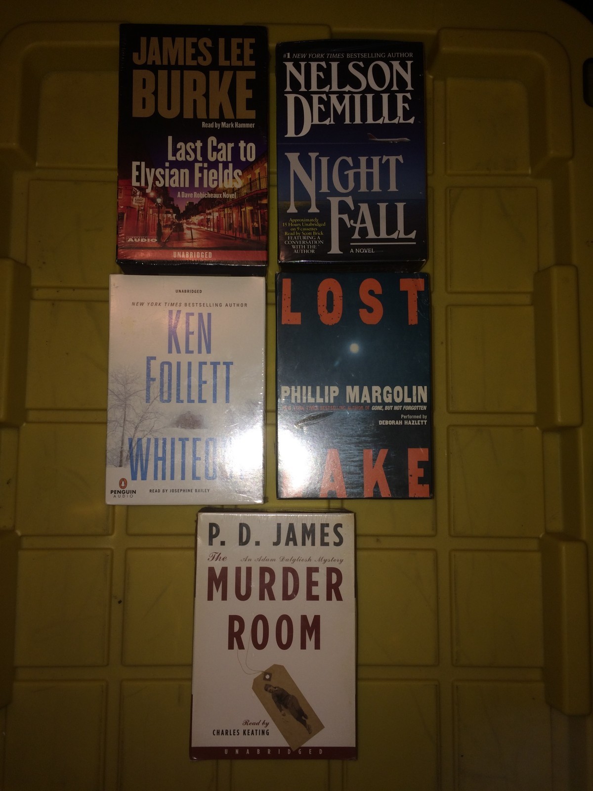 AUDIO CASSETTE BOOK LOT # 04 ESTATE HOARD