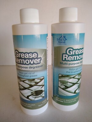 Degreaser Multi-Purpose Grease Remover By Smart Home (2) 8oz Bottles