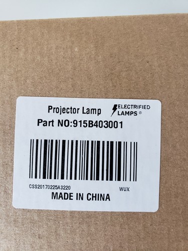 Projection lamp model 915B403001