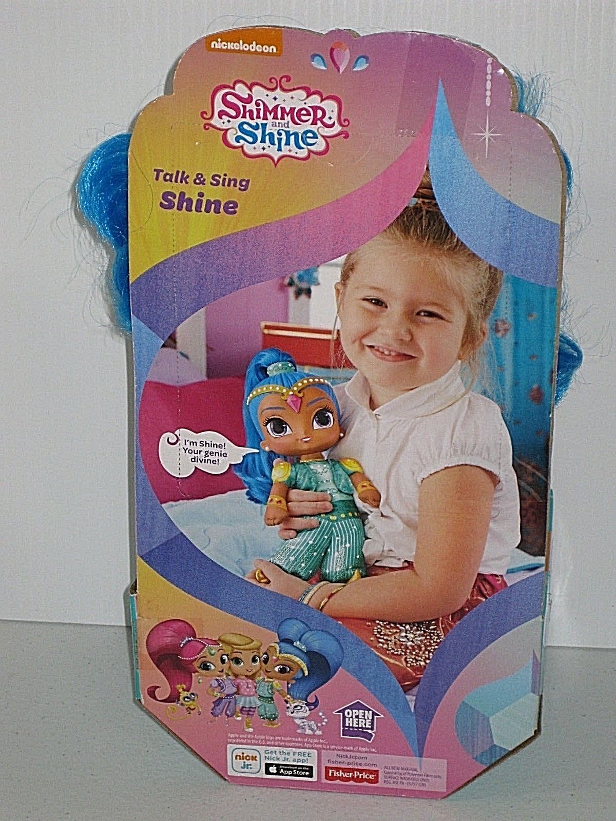 NEW Fisher Price SHIMMER & SHINE DOLL Talk & Sing SHINE Nickelodeon MISTAKE SONG