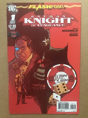 Flashpoint Knight of Vengeance #1 2nd Printing Batman Variant DC Comic Book