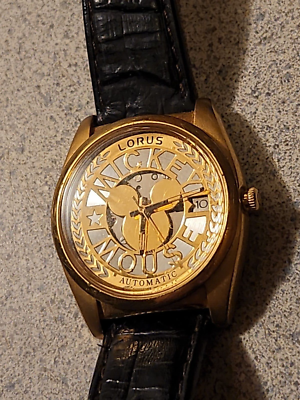 Mickey mouse top skeleton watch