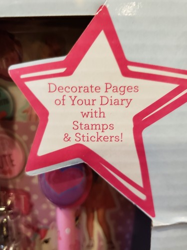 Nickelodeon Jo Jo Siwa Secret Diary Set Unicorn Stamps Stickers Lock And Key NIB