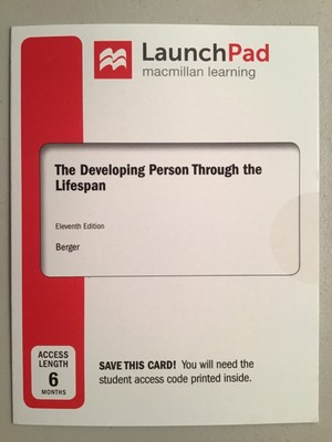 LaunchPad 6 Mo. Access Code Card Developing Person Through the Lifespan 11th Ed.