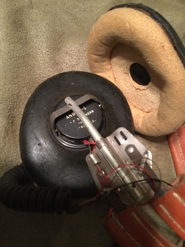 Vintage PL-68 Plug - on  AMB- H- 1 Radio Speaker Headphone - Military / HAM?