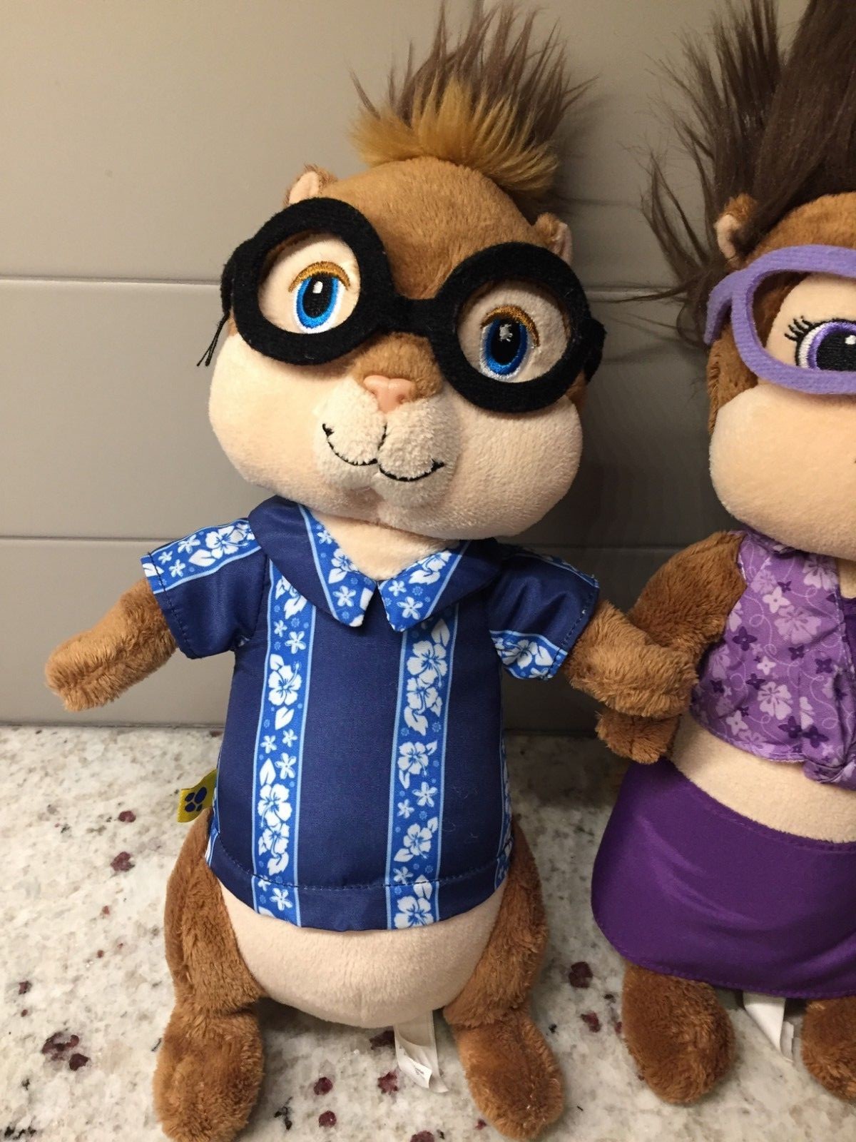 Build a Bear Alvin & The Chipmunks Plush Simon Theodore Eleanor Jeanette Lot 4