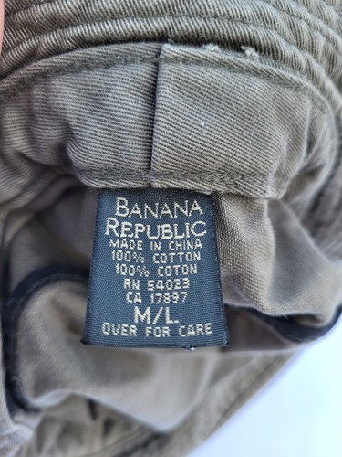 Banana Republic Bucket Hat with Pocket Putty Gray