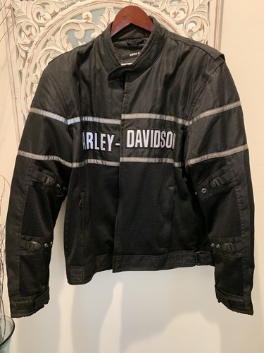Harley-Davidson Men's XL Mesh Motorcycle Riding Jacket Large
