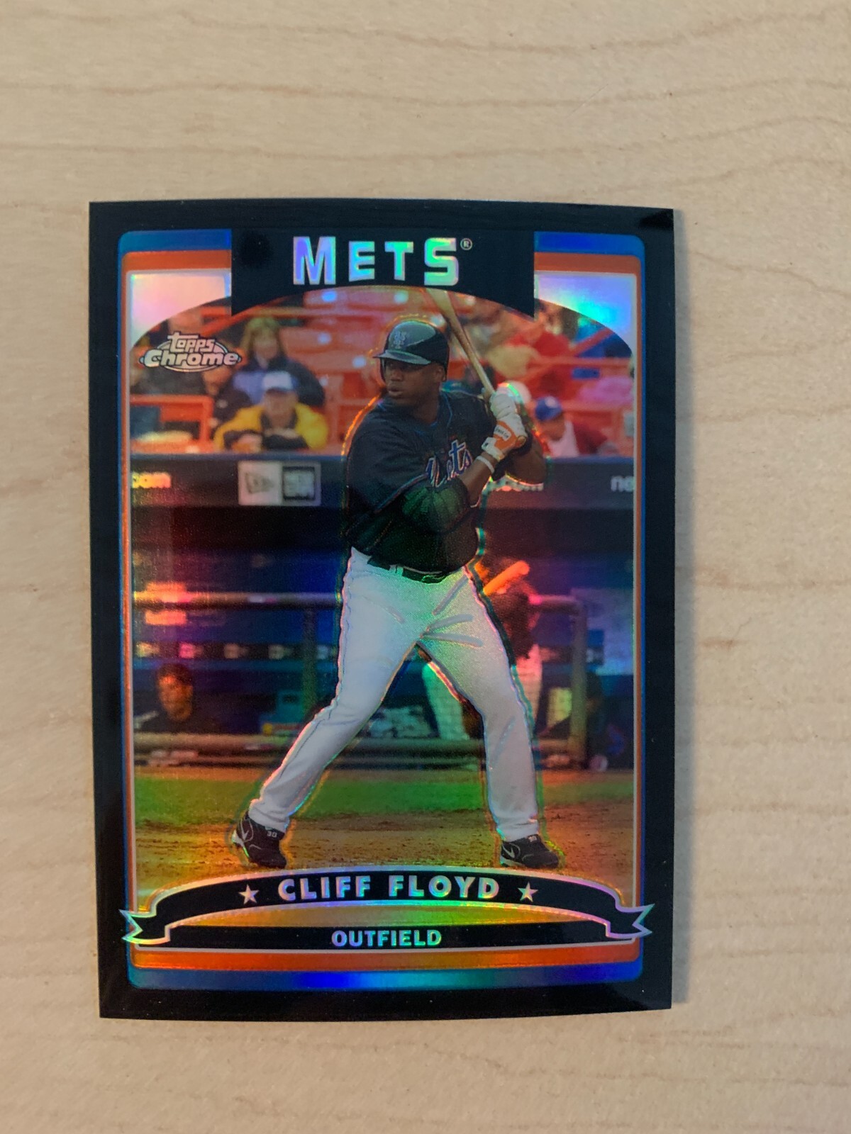 2006 Topps Chrome Black Refractors #142 Cliff Floyd 033/549