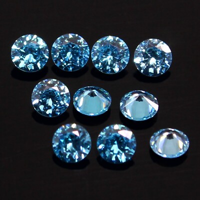 Fancy Color 1pc Lot 4.00 mm Round Brilliant Cut VS1 Blue Diamond Awesome