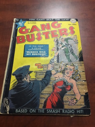 Gang Busters #1 VG/F (Dec 1947-Jan 1948, DC)