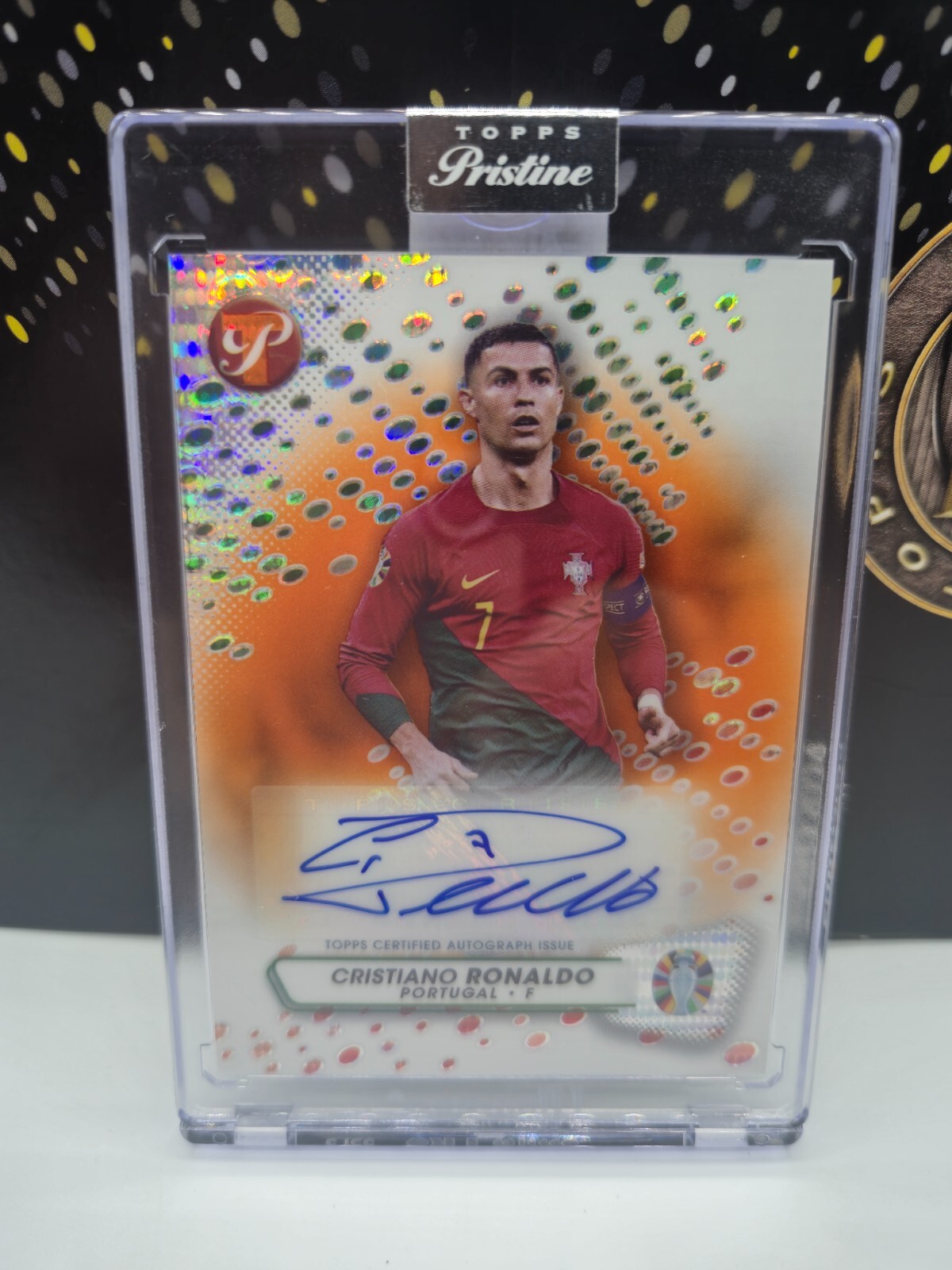 Cristiano Ronaldo Autograph, 01/25ex. 1st one! 2024 Topps